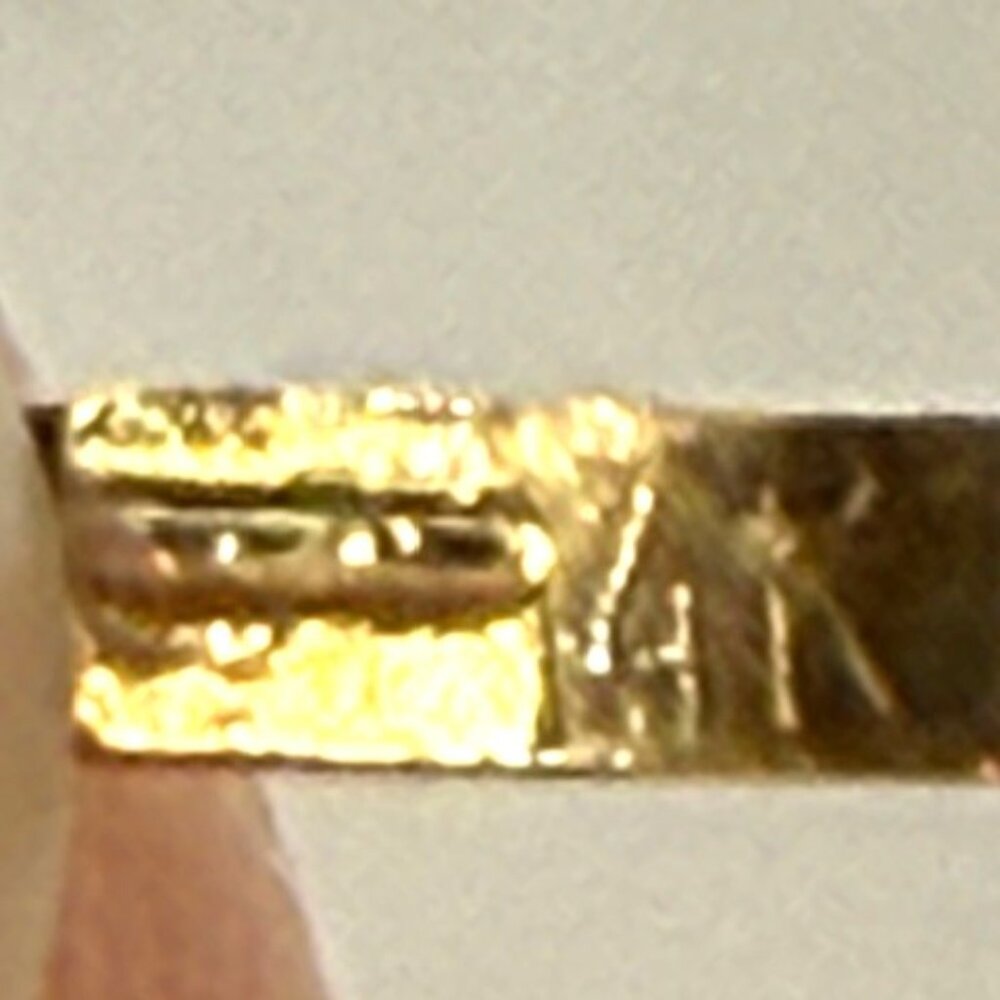 18" 14K solid rope necklace with locking clasp. - Picture 7 of 9